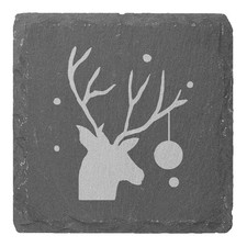 4 x 'Christmas Stag with