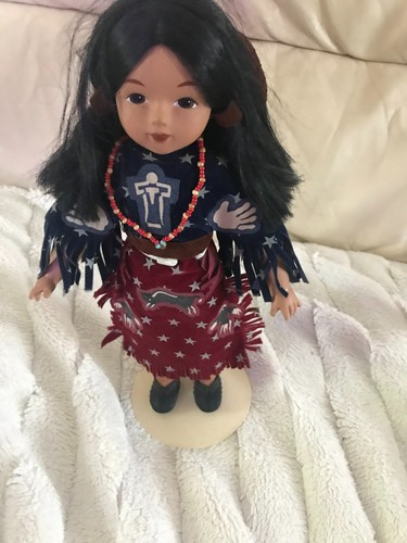 Red indian doll display - doll, to