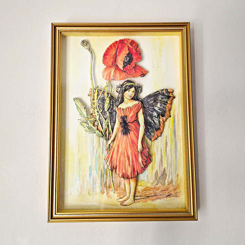 Vintage handmade flower - vintage,