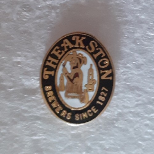 Theakston brewers beer pin - brewers,