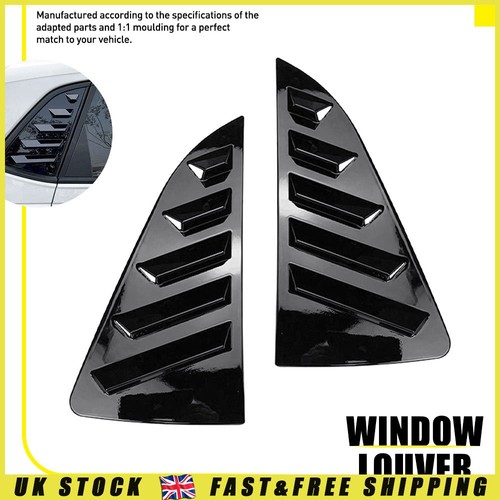 2pcs rear side window - window, louver