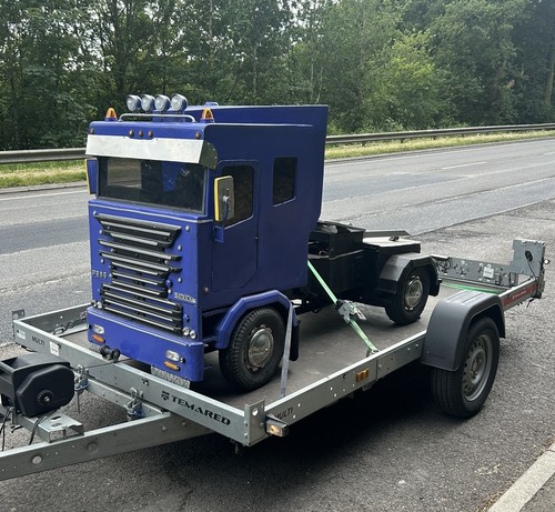 Miniature ride scania lorry - ride,