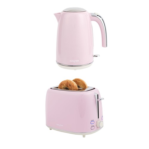 Salter retro pink kettle - pink,