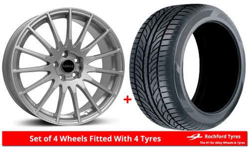 Alloy wheels tyres romac - 17",