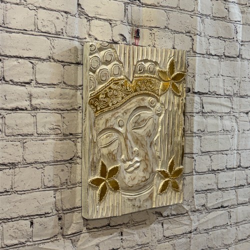 Wooden wood panel - wood, gold