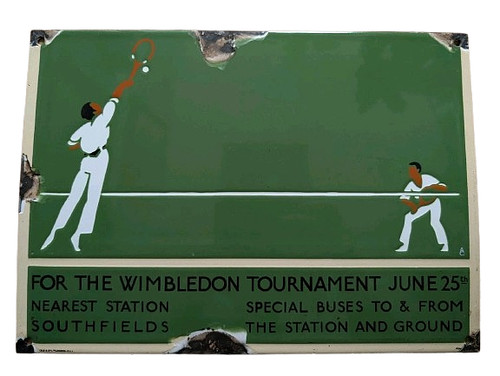 Wimbledon tennis enamel - enamel,