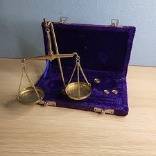 Vintage Small Set Brass Scales