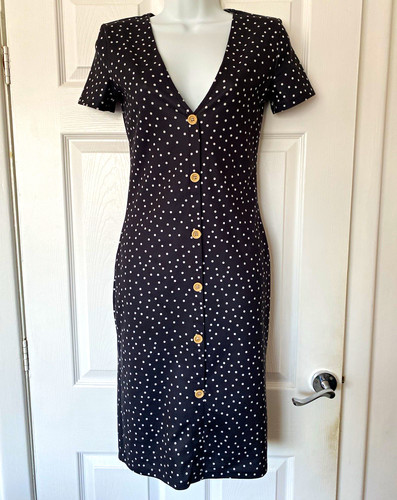 Zara black white polka dot - black,