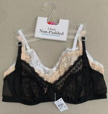 Set of 3 Non-Padded Underwired