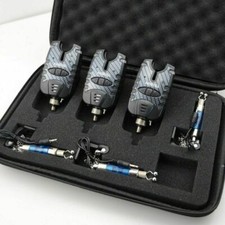 3 Carp Fishing Bite Alarms & 3