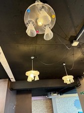 Ice Cream Waffle Cone Shaped Lighting Fixture