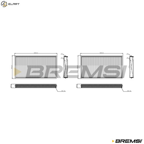 Filter cabin air fc0950c - filter,