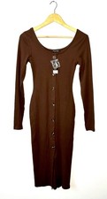 Select Brown Midi Dress