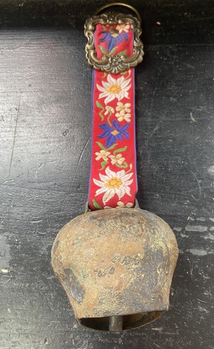 Cow bell antique - bell, hand