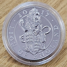 2017 Elizabeth II Queen's Beasts £5 Coin Lion of England