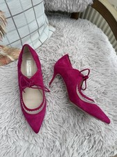 Lk Bennett Fuschia Pink Suede
