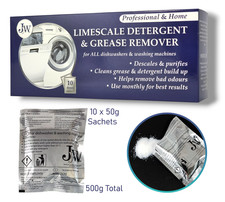 Limescale Detergent Descaler & Grease Remover for Dishwashers & Washing Machines