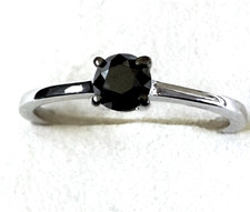 0.5 ctw Natural Black Diamond