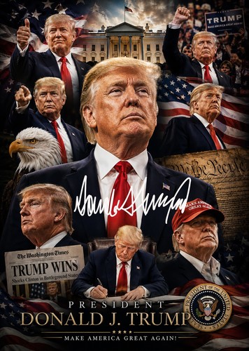 Donald trump signed pre print - trump,