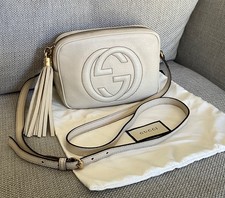 Gucci cream leather soho disco