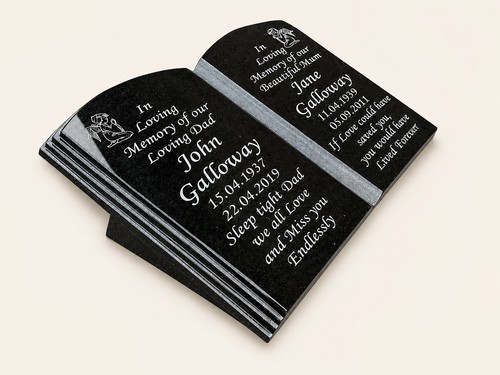 Personalised granite memorial - personalised,