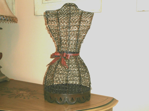 Metal wire mannequin - metal,