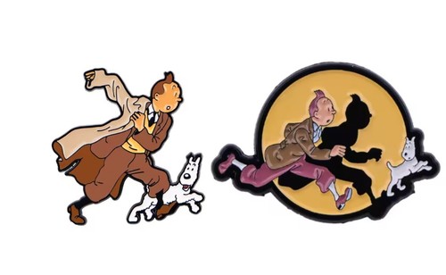 Tintin enamel pin - , badges