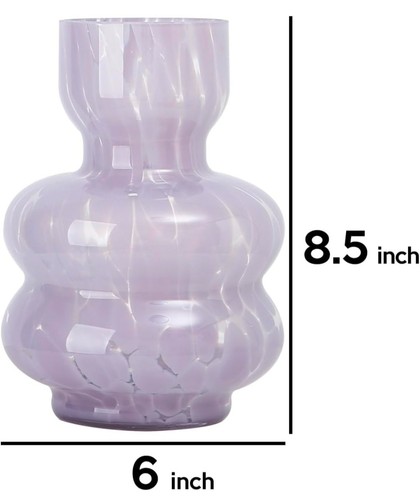 Speckled glass vase - vase,, fancy