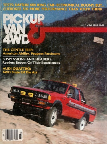 Pickups van 4wd july - van, 1980