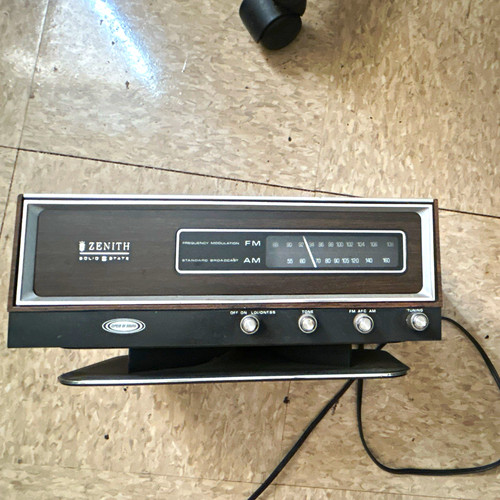 Zenith r421 tabletop - zenith,
