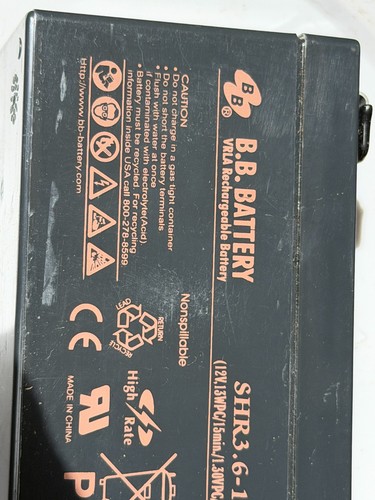 Battery shr3 6 12 honda - b.b.,