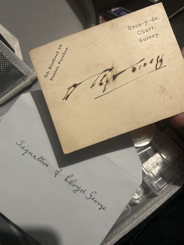 Signature lloyd george - signature,