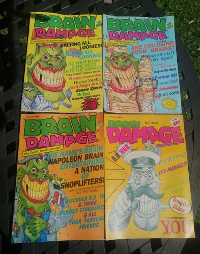Brain damage comic vol 1 - 4,