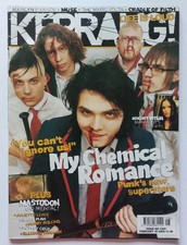 MY CHEMICAL ROMANCE (MCR) - RARE Kerrang Magazine Issue 1045 (Slight Damage)