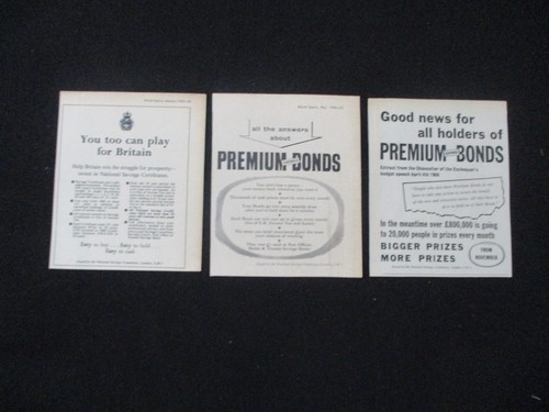 National savings premium - savings, bonds