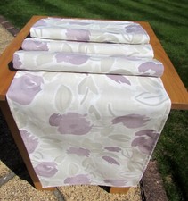 LAURA ASHLEY 'EMMA GRAPE' 6FT Table Runner 198 x 32cms - Handmade - Cotton Blend