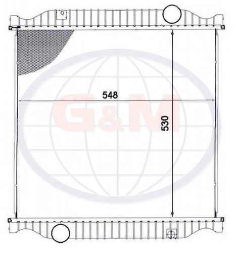 Radiator for renault - for, comm