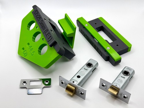 Tubular latch jig router - tubular,