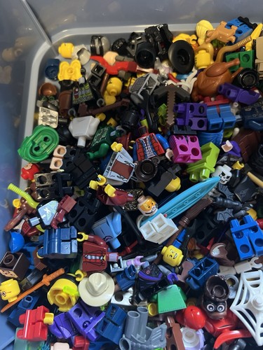 100 grams minifigure parts - 100, and