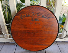  Pub Serving Tray 27" Cask and