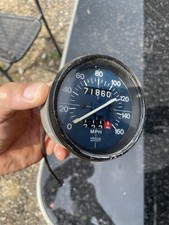  Veglia 160mph Vintage Motorcycle Speedometer Speedo Good Used Original 