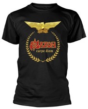 Saxon Carpe Diem Black T-Shirt
