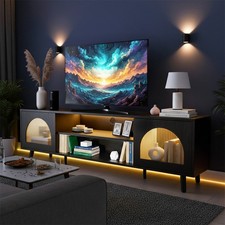 Black TV Stand Cabinet