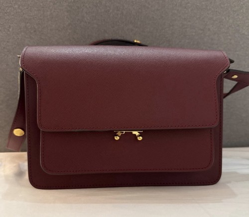 Marni trunk saffiano leather - trunk,