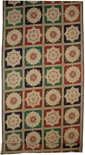 Oversized flat weave aubusson - oversized, flat-weave