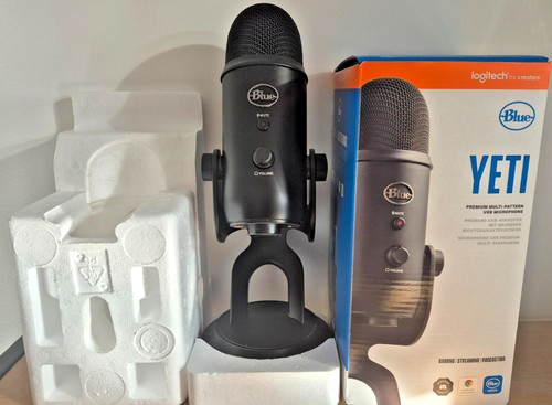 Blue yeti usb microphone black - blue,