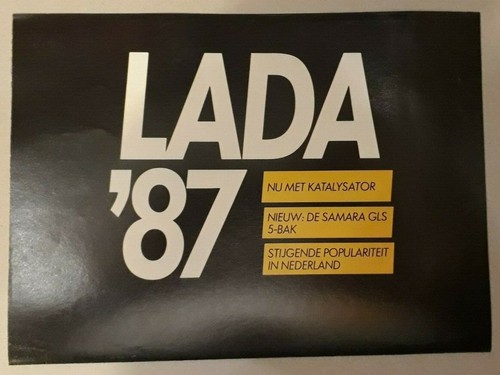 Lada range brochure 1987 - lada,