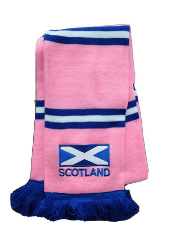 Scotland scarf pink - scotland,
