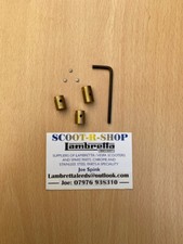 LAMBRETTA BRASS TRUNNIONS -