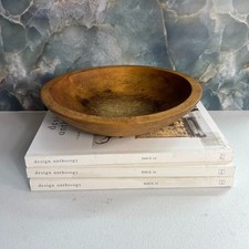 Munising Wooden Dough Bowl 9''